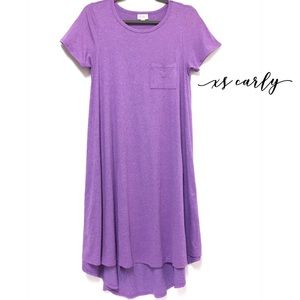 LuLaRoe Heathered Purple Carly